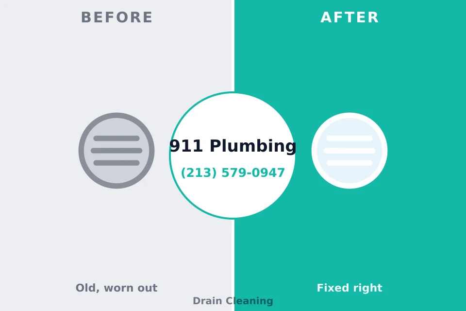 Before and after: plumbing company Winters, TX